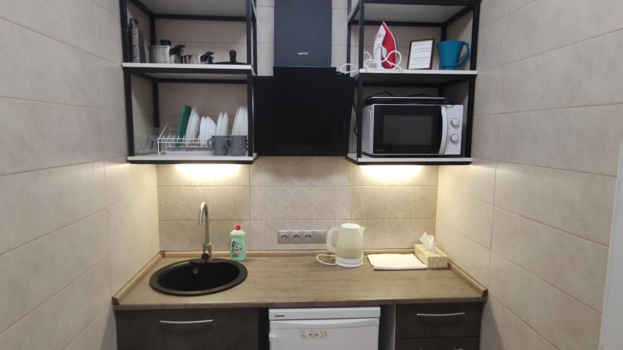 Rybalsky Studio Apartment Dnipro View Kiev Esterno foto